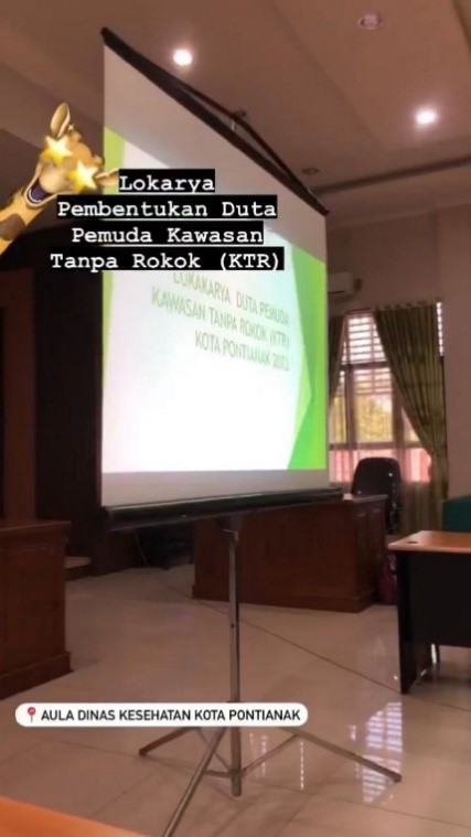 Pembentukan Duta Pemuda Kawasan Tanpa Rokok